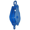 Swivel eye triple sheave block