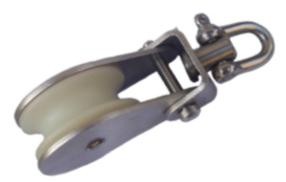 Poulie inox simple axe