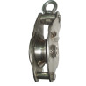 Swivel eye stainless steel snatch block