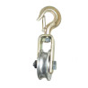 Yoke pulley with aluminium sheave