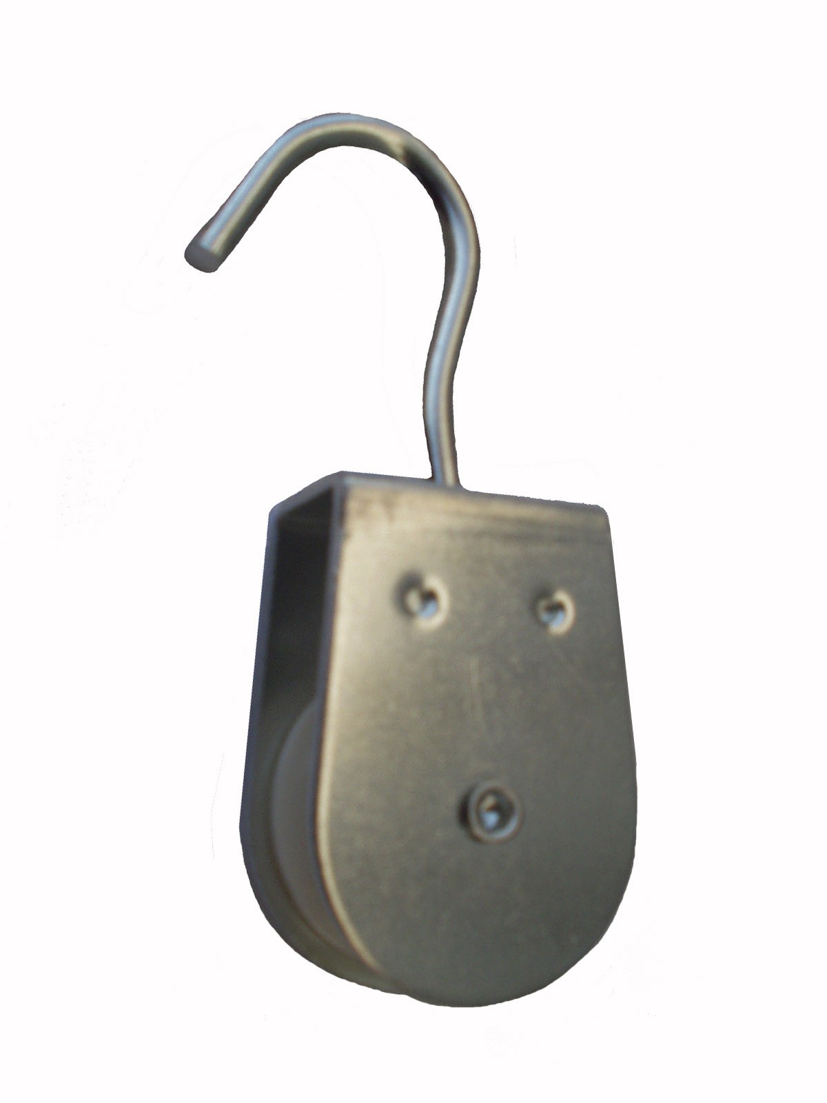Stainless steel yoke pulley with hook for rope