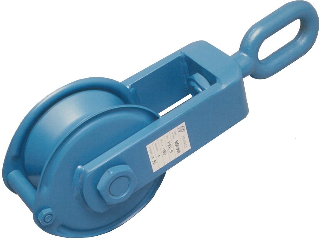 Poulie de renvoi à réa large