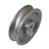 Aluminium sheave for fiber rope