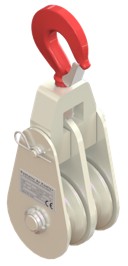 AJ Snatch block for lifting, traction or deflection