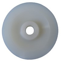 Nylon sheave with roller bearings