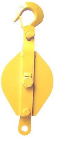 Single sheave snatch block